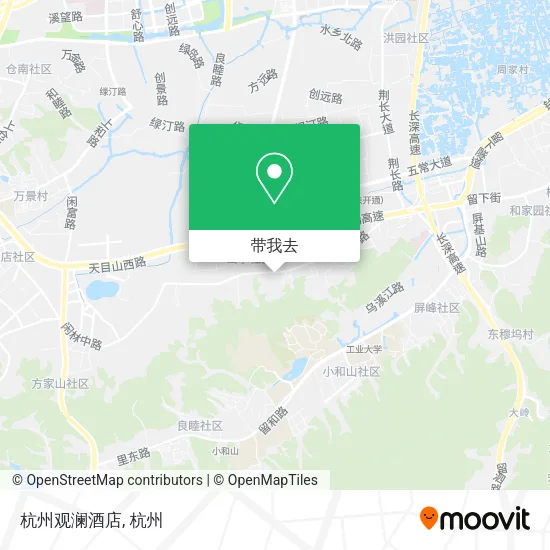 杭州观澜酒店地图
