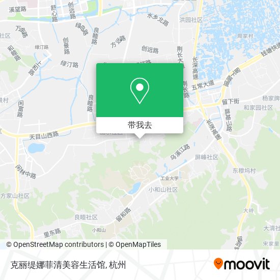 克丽缇娜菲清美容生活馆地图
