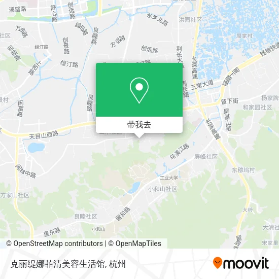 克丽缇娜菲清美容生活馆地图