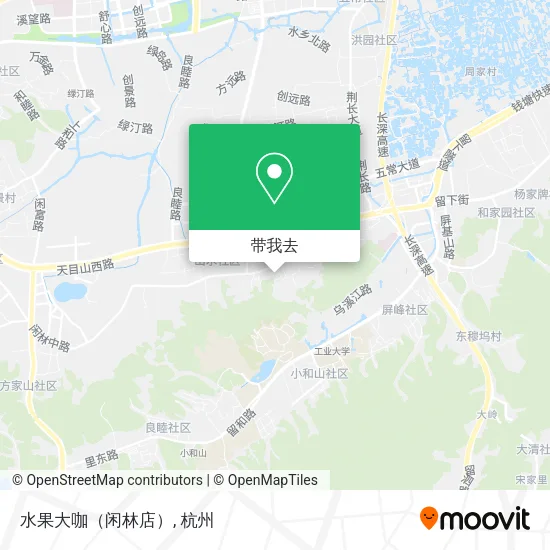 水果大咖（闲林店）地图