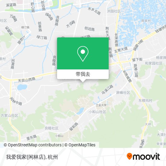 我爱我家(闲林店)地图