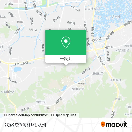 我爱我家(闲林店)地图
