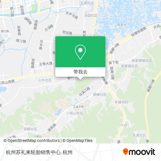 杭州苏礼来轮胎销售中心地图