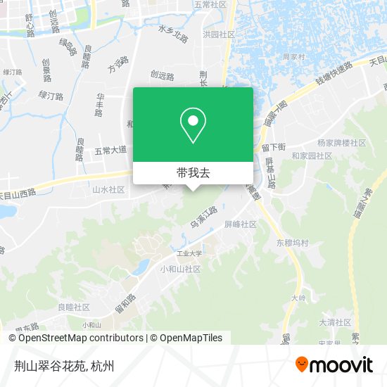 荆山翠谷花苑地图