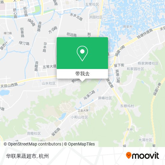 华联果蔬超市地图