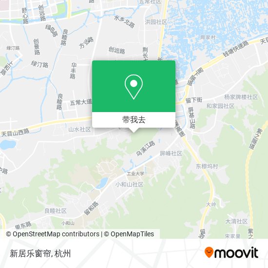 新居乐窗帘地图