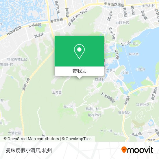 曼殊度假小酒店地图
