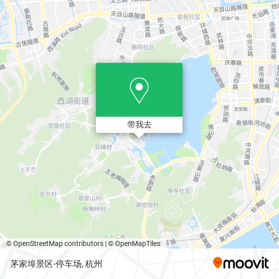 茅家埠景区-停车场地图