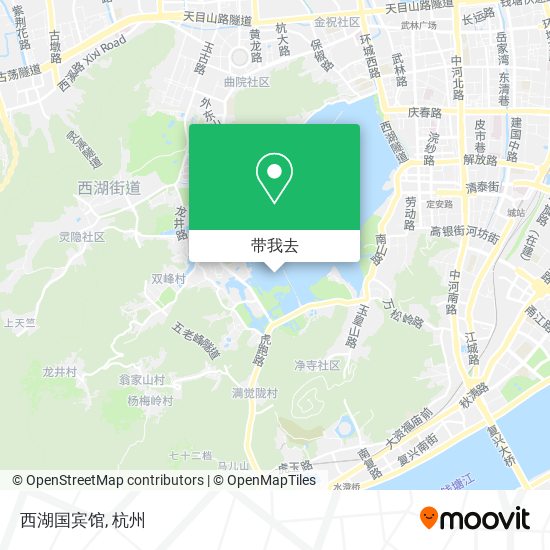 西湖国宾馆地图