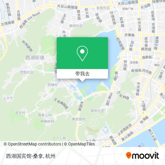 西湖国宾馆-桑拿地图