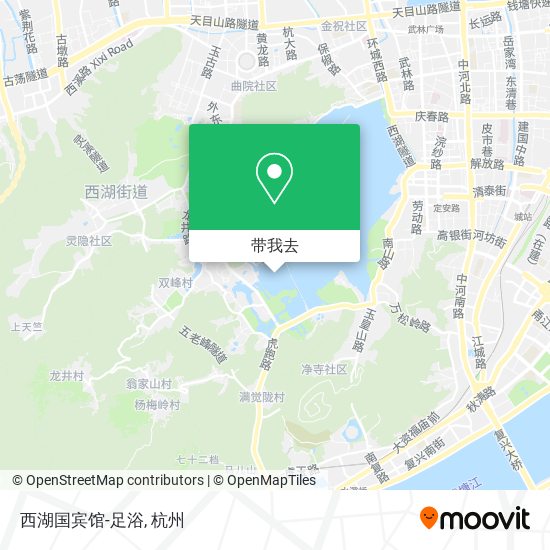 西湖国宾馆-足浴地图