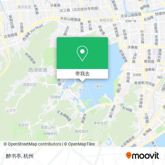 醉书亭地图