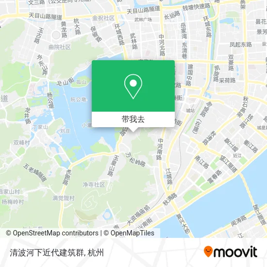 清波河下近代建筑群地图