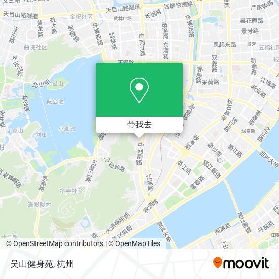 吴山健身苑地图