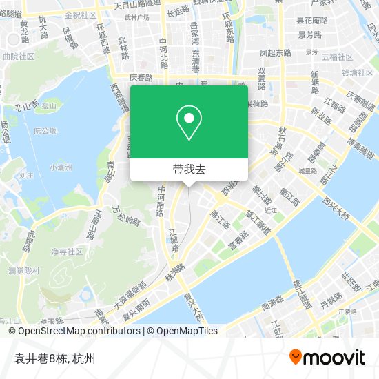 袁井巷8栋地图