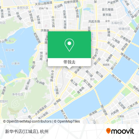 新华书店(江城店)地图