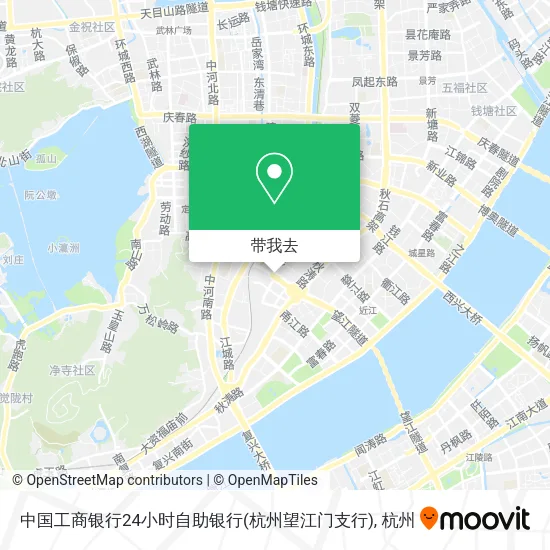 中国工商银行24小时自助银行(杭州望江门支行)地图