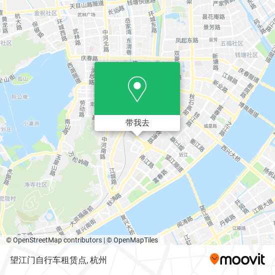 望江门自行车租赁点地图
