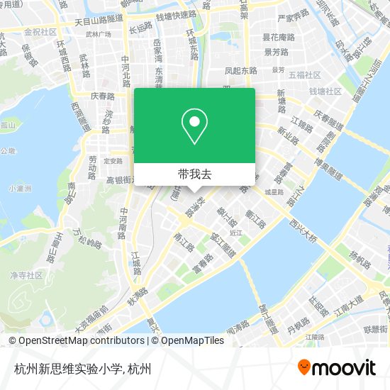 杭州新思维实验小学地图