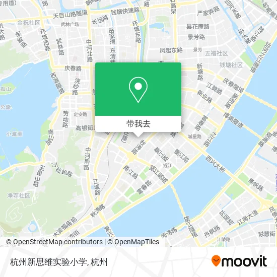 杭州新思维实验小学地图