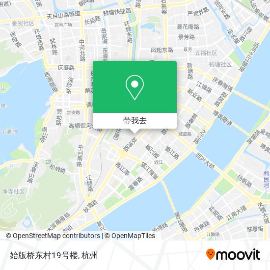 始版桥东村19号楼地图
