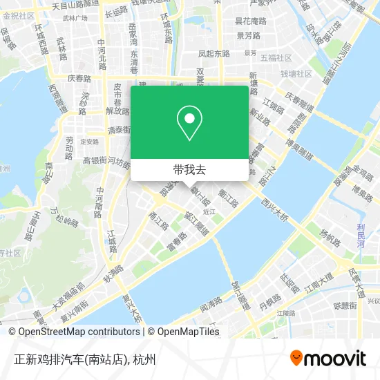 正新鸡排汽车(南站店)地图