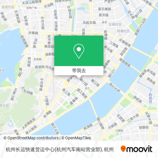 杭州长运快速货运中心(杭州汽车南站营业部)地图