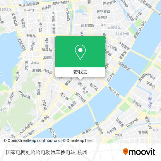 国家电网娃哈哈电动汽车换电站地图