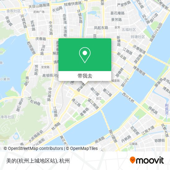 美的(杭州上城地区站)地图