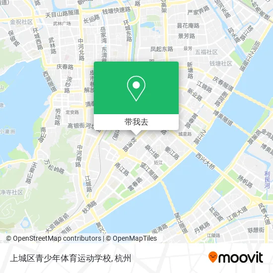 上城区青少年体育运动学校地图