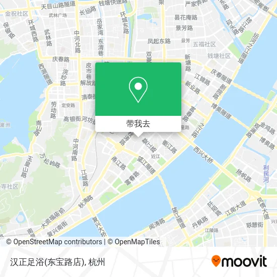 汉正足浴(东宝路店)地图