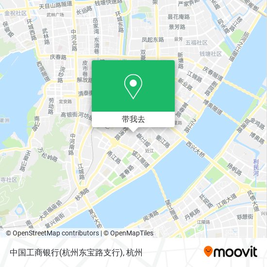 中国工商银行(杭州东宝路支行)地图