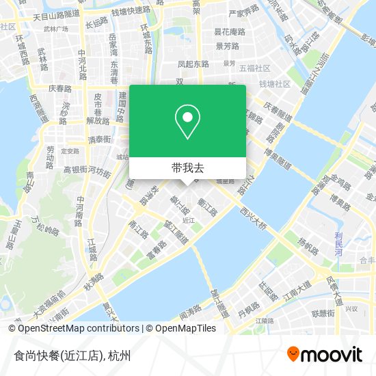食尚快餐(近江店)地图