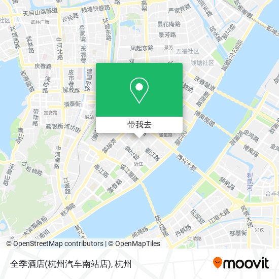 全季酒店(杭州汽车南站店)地图