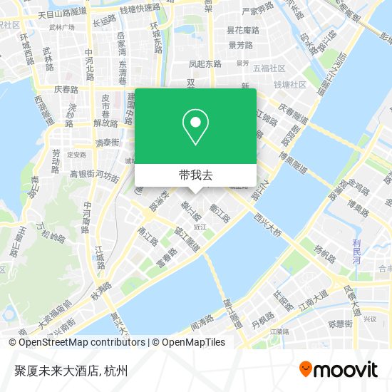 聚厦未来大酒店地图