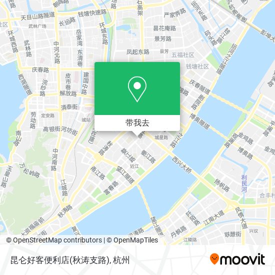 昆仑好客便利店(秋涛支路)地图