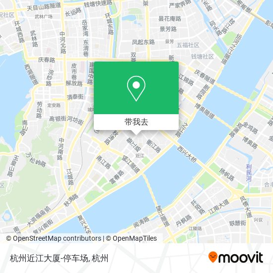 杭州近江大厦-停车场地图