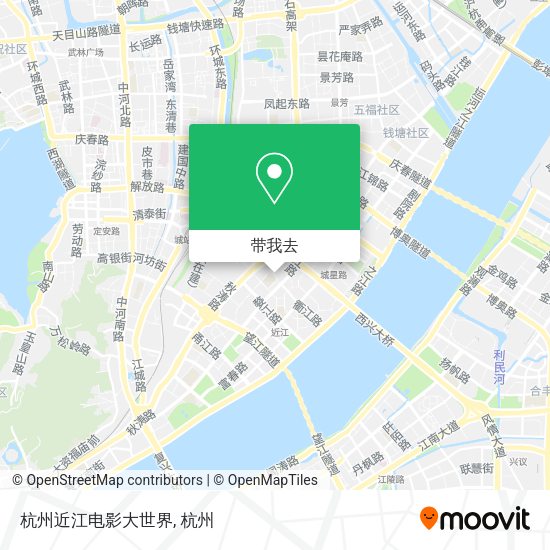 杭州近江电影大世界地图