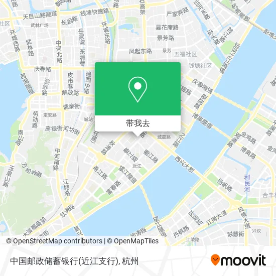 中国邮政储蓄银行(近江支行)地图