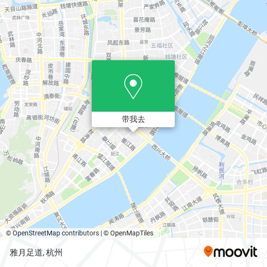 雅月足道地图