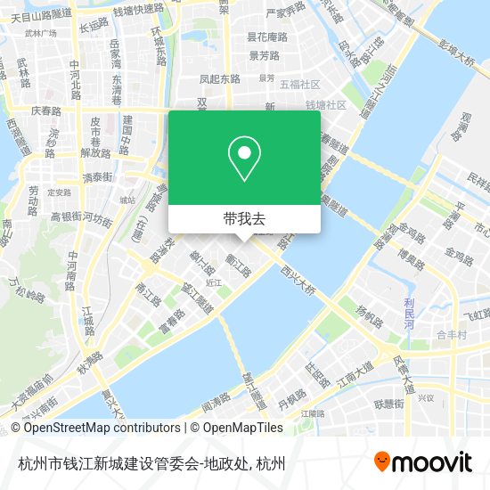 杭州市钱江新城建设管委会-地政处地图