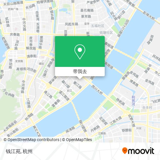 钱江苑地图