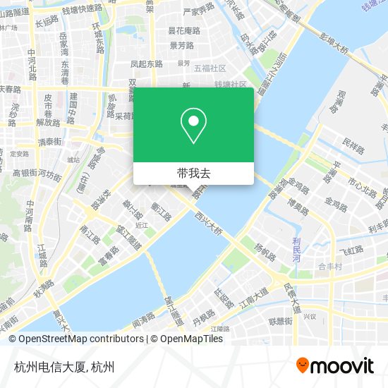 杭州电信大厦地图
