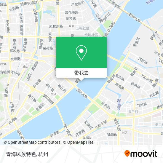 青海民族特色地图