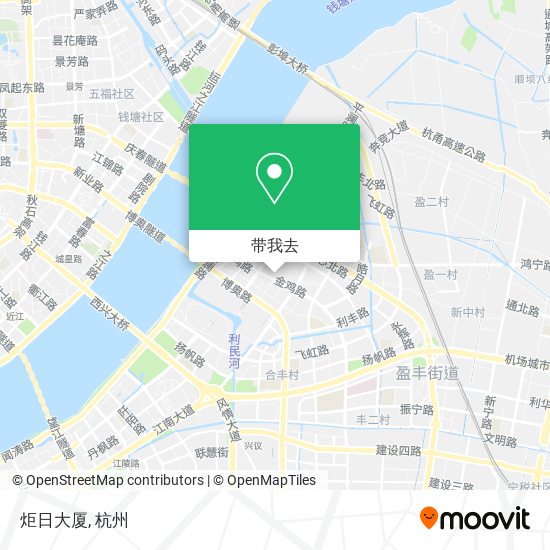炬日大厦地图