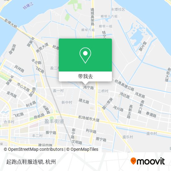 起跑点鞋服连锁地图