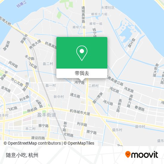 随意小吃地图