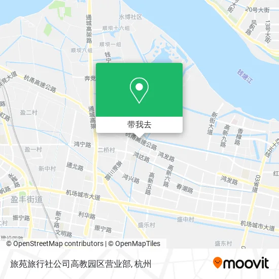 旅苑旅行社公司高教园区营业部地图