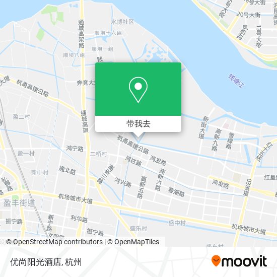 优尚阳光酒店地图