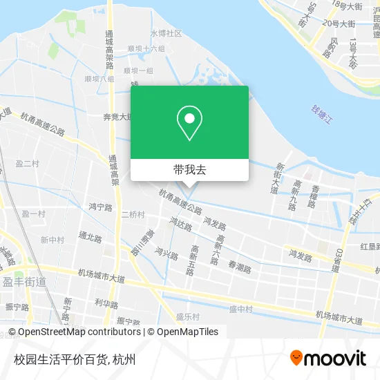 校园生活平价百货地图